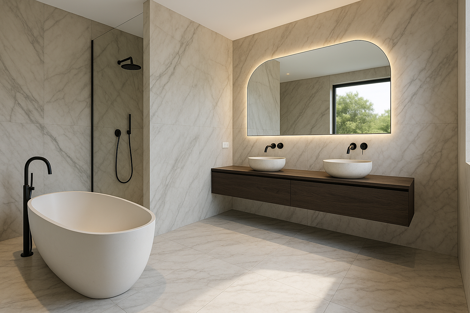 12 idées de salles de bain modernes – Tendances 2026